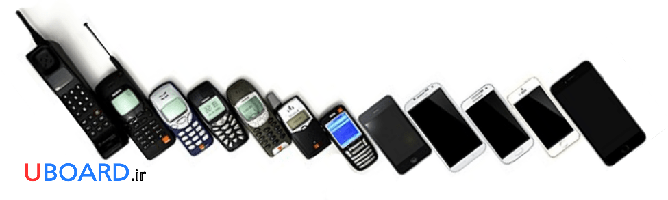 برخی-گوشی-های-تلفن-همراه-نسل-اول-تا-نسل-چهارم