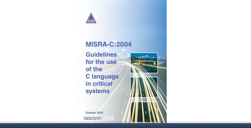 تصویر استاندارد MISRA C