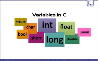 انواع متغیر در زبان برنامه نویسی C