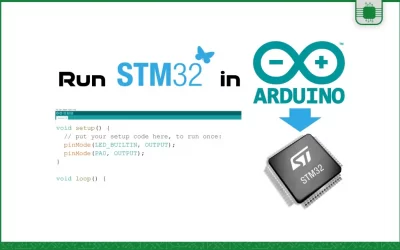 راه اندازی STM32 با آردوینو