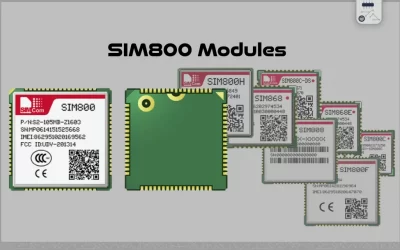 معرفی ویژگی های ماژول های SIM800 شرکت SIMCOM